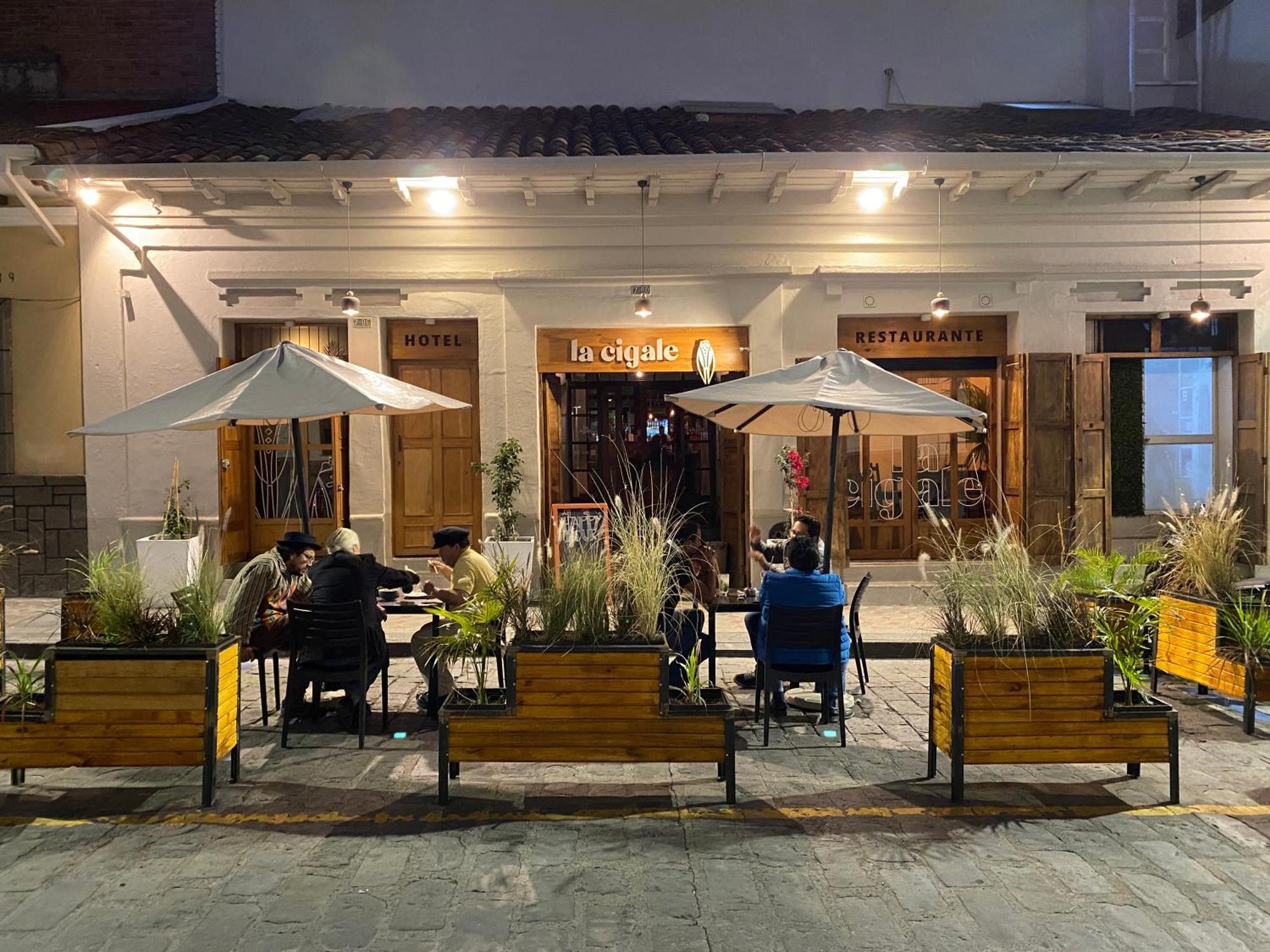 Hostal Restaurant La Cigale Cuenca Exterior photo